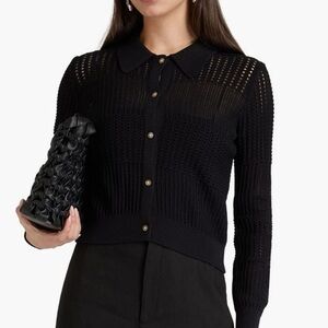 FRAME Crochet-knit ‘Shrunken cardigan’ - Small